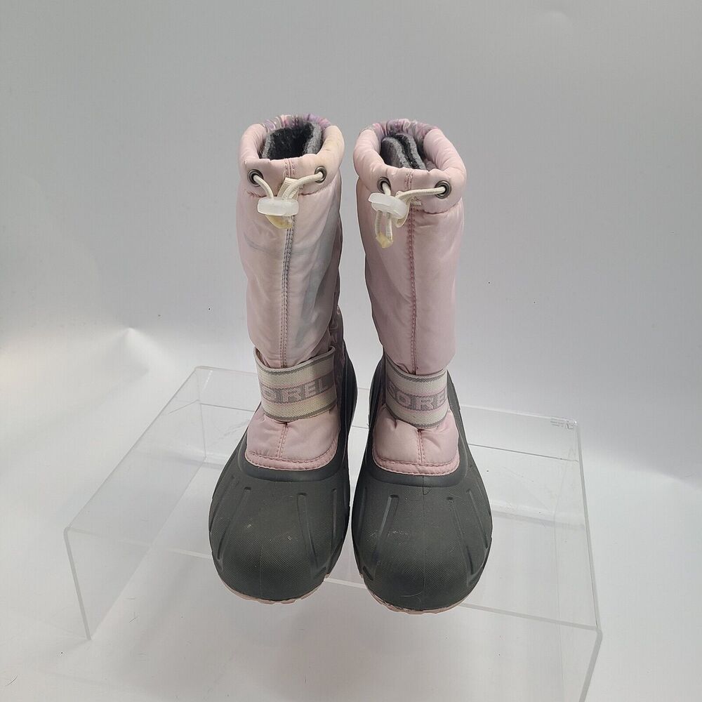 Sorel Pink/ Grey CUB NY 1799-636 Winter Snow Boots Waterproof Sz 6